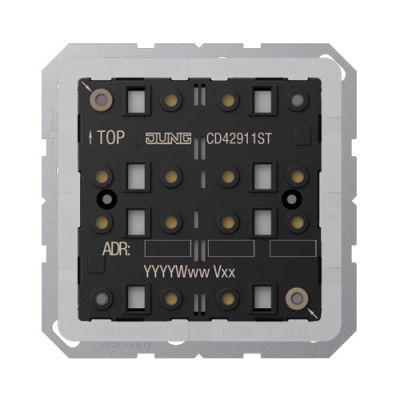 JUNG CD42911ST Modulo per sensore a tasti KNX con acc. bus integr