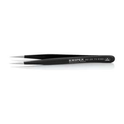 KNIPEX 92 28 70 ESD ESD stainless steel universal tweezer