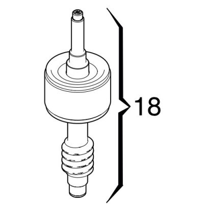 FAAC RICAMBI 63003476 GRUPPO ALBERO VELOCE 844 C