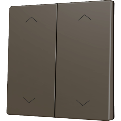 ZENNIO ZS70CSOFT24SHM ZS70. Cover for Double KNX Soft push button 70x70