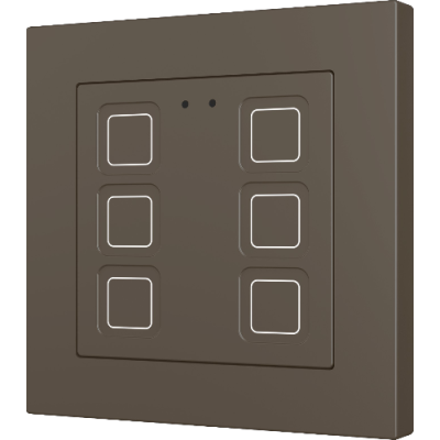 ZENNIO ZVITR55X6M Tecla RGB 55 X6. PC-ABS Capacitive push button 55x