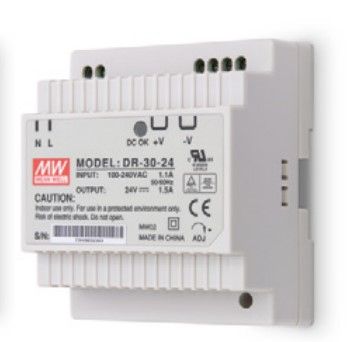 NICE DMLPS2430 DIN rail power supply module, 24 Vdc, 30 W 
