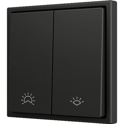 ZENNIO ZS702PB2AC ZS70. Double Soft push button for 2 binary inputs