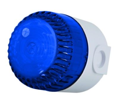 COOPER CSA FIRE 531034FULL-0090 XENO SOLEX IP65 WHITE/BLUE FLASHING LIGHT