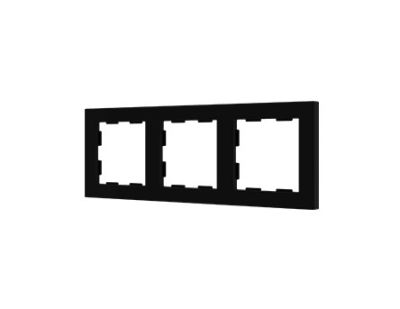 ZENNIO 980000305 Cornice 3 posti ZS55, antracite