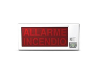 INIM FIRE ESS022 Optical-acoustic plate - Complete with addressing module with isolator