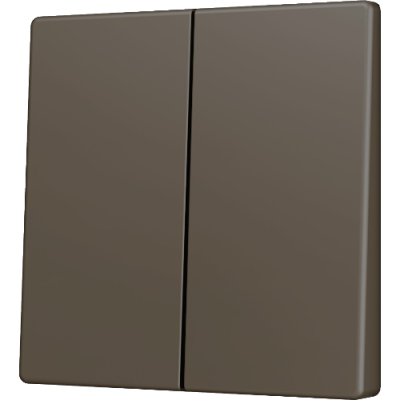 ZENNIO ZS55CSOFT24M ZS55. Cover for Double KNX Soft push button 55x55
