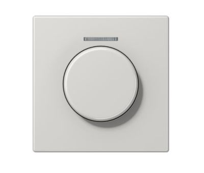 JUNG LS1940KO5LG Mascherina con uscia luce per pulsante rotativo KNX- grigio chiaro