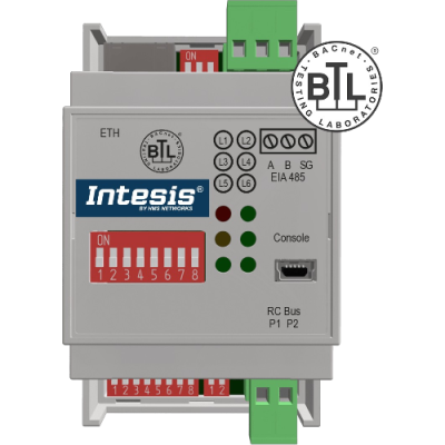 INTESIS INBACDAI001R000 Daikin VRV and Sky systems at the BACnet IP/MSTP interface - 1 unit
