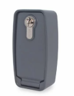 ABTECNO APE-556/1160 SLIM37 FLUSH-MOUNT ALUMINUM SHUTTER WITH BUTTON PANEL AND RELEASE LEVER