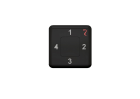 AVS ELECTRONICS 1112134  ZEN 4 PLUS BLACK 4-channel bidirectional remote control - black color