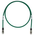 PANDUIT STP6X1.5MGR Copper Patch Cord- Cat 6A- Green S/FTP Cable- 1.5 meters
