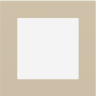 EKINEX EK-DQG-FBL Placca Deep (FF e 71 e 20Venti ) quadrata-FENIX NTM beige luxor