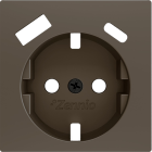 ZENNIO ZS55CSC2USM ZS55. Schuko socket cover with USB C and A 55x55 m