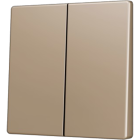 ZENNIO ZS55CSOFT24C ZS55. Cover for Double KNX Soft push button - Champagne