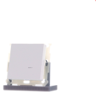 MDT BE-TAL55B1.01 EIB, KNX, Push Button Lite 55 1 volta, Basic, Neutro, Finitura bianca lucida BE-TAL55B1.01