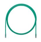 PANDUIT UTP6A2MGR Patch Cord in Rame- Cat 6A- Green UTP Cable- 2 meters