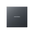 JUNG A10911STRFBFANM Pulsante KNX RF, 1 canale, antracite opaco