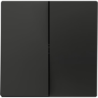 ZENNIO 830001905 ZS55. Double switch cover 55x55 mm - Anthracite