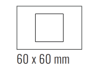EKINEX EK-DRS-FCC Placca Deep (FF e 71 e 20Venti ) rettangolare  - FENIX NTM cacao orinico