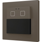 ZENNIO ZPDW2V2M Presentia W2 v2. KNX motion detector for wall mounting - 2 buttons - Mocha