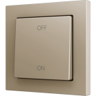 ZENNIO ZS551PB2CC ZS55. Simple Soft push button for 2 binary inputs