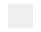 ZENNIO 830001709 Cover interruttore singolo ZS55, bianco opaco