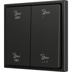 ZENNIO ZS702PB4AC ZS70. Double Soft push button for 4 binary inputs