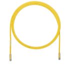 PANDUIT UTP6A1MYL Copper Patch Cord- Cat 6A- Yellow UTP Cable- 1 meter