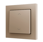 ZENNIO ZS551PB2C ZS55. Simple Soft push button for 2 binary inputs