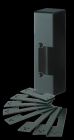 CDVI GAPIP12 SYMMETRIC NOZZLE UNLOCKING WITHOUT POWER SUPPLY 1