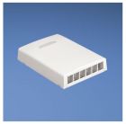 PANDUIT NK6BXWH-AY NK 6-Port Surface Mount Box - White