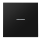 JUNG AL10911STRFD Pulsante KNX RF, 1 canale, alluminio scuro
