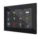 ZENNIO ZVIZ70V2A Touch Z70 v2, PVC cornice, nero