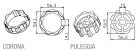 CAME 001YK5101 OTTAGONALE 59X0.6mm