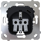ZENNIO ZSISC1US ZS55. Schuko socket insert 16 A / 250 V ~ with USB