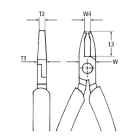 KNIPEX 36 32 125 Special clamp for electronics