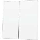 ZENNIO ZS55CSOFT24MW ZS55. Cover for Double KNX Soft push button 55x55