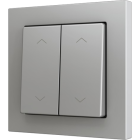 ZENNIO ZS552PB4SS ZS55. Double Soft push button for 4 binary inputs