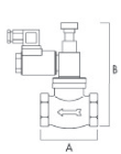 TECNOCONTROL VR709 Manual reset solenoid valve 12Vdc NA 1/2 inch