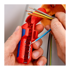 KNIPEX 16 95 02 SB ErgoStrip Cable stripping tool, left-handed