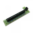 ELMO MAV8100 12 Vcc power distribution module, 1 input, 8 outputs, 100 mA each