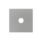 ZENNIO 830002706 Cover per Jack 3.5mm ZS55,argento