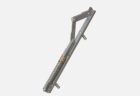 DOMOTIME GLSCG01 Mechanical locking deadbolt with spring knee 