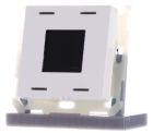MDT BE-TAS55T4.01 KNX Smart 55 Pulsante a 4 direzioni con display a colori e sensore T/F, bianco puro lucido