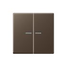 JUNG A10921STRFMO Pulsante KNX RF, 2 canali, moca
