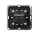 JUNG LSCD10921ST Modulo pulsante KNX universale- con acc. bus integrato- 2 canali