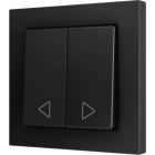 ZENNIO ZS552PB2AC ZS55. Double Soft push button for 2 binary inputs