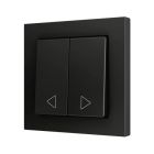 ZENNIO 830004405 ZS55. Double switch cover 55x55 mm - Anthracite -