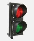 DOMOTIME SML2L24V Aluminium traffic light - 2 24 Vac/dc LED lights - 120 mm lens diameter